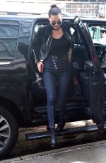 BELLA HADID Out in New York 04/06/2017