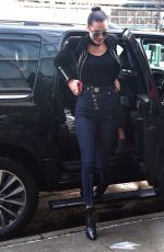 BELLA HADID Out in New York 04/06/2017