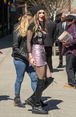 BELLA THORNE Out in New York 04/18/2017
