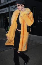 BELLA HADID Out in New York 04/25/2017