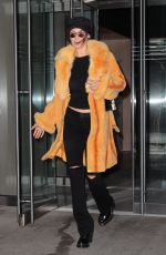 BELLA HADID Out in New York 04/25/2017