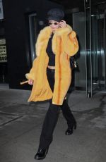 BELLA HADID Out in New York 04/25/2017