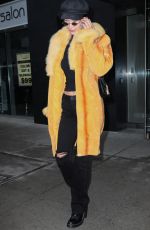 BELLA HADID Out in New York 04/25/2017