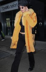 BELLA HADID Out in New York 04/25/2017