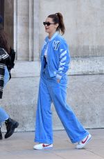 BELLA HADID Out in Paris 04/18/2017