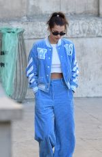 BELLA HADID Out in Paris 04/18/2017