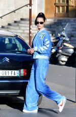 BELLA HADID Out in Paris 04/18/2017