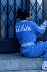 BELLA HADID Out in Paris 04/18/2017
