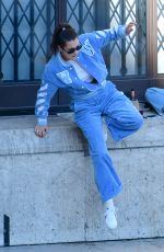 BELLA HADID Out in Paris 04/18/2017