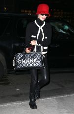 BELLA HADID Returning to Her Hotel in New York 04/24/2017