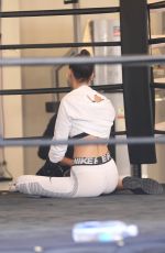 BELLA HADID Working Out at Gotham Gym in New York 04/08/2017