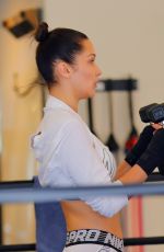 BELLA HADID Working Out at Gotham Gym in New York 04/08/2017