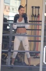 BELLA HADID Working Out at Gotham Gym in New York 04/08/2017