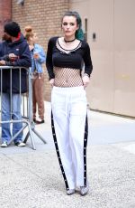 BELLA THORNE Arrives at Live with Kelly in New York 04/19/2017