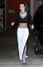 BELLA THORNE Arrives at Live with Kelly in New York 04/19/2017