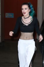 BELLA THORNE Arrives at Live with Kelly in New York 04/19/2017