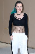 BELLA THORNE Arrives at Live with Kelly in New York 04/19/2017