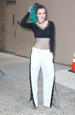 BELLA THORNE Arrives at Live with Kelly in New York 04/19/2017