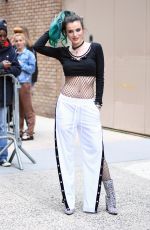 BELLA THORNE Arrives at Live with Kelly in New York 04/19/2017
