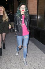 BELLA THORNE Out and About in New York 04/17/2017