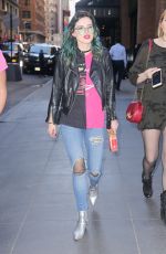 BELLA THORNE Out and About in New York 04/17/2017