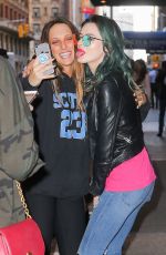 BELLA THORNE Out and About in New York 04/17/2017