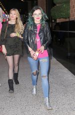 BELLA THORNE Out and About in New York 04/17/2017