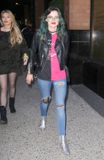 BELLA THORNE Out and About in New York 04/17/2017
