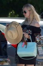 BETH BEHRS Out for Lunch in Ojai 04/20/2017