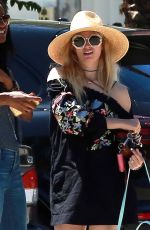 BETH BEHRS Out for Lunch in Ojai 04/20/2017