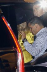 BEYONCE KNOWLES Leaves Nobu in Malibu 04/23/2017