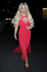 BIANCA GASCOIGNE Arrives at STK Restaurant in London 04/13/2017