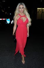 BIANCA GASCOIGNE Arrives at STK Restaurant in London 04/13/2017