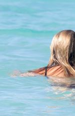 BILLIE LOURD and Taylor Lautner at a Beach in St. Barts 04/09/2017