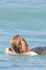 BILLIE LOURD and Taylor Lautner at a Beach in St. Barts 04/09/2017