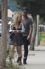 BILLIE LOURD and Taylor Lautner Out Shopping in Los Angeles 04/19/2017