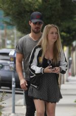 BILLIE LOURD and Taylor Lautner Out Shopping in Los Angeles 04/19/2017