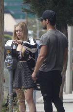 BILLIE LOURD and Taylor Lautner Out Shopping in Los Angeles 04/19/2017