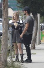 BILLIE LOURD and Taylor Lautner Out Shopping in Los Angeles 04/19/2017