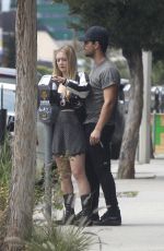 BILLIE LOURD and Taylor Lautner Out Shopping in Los Angeles 04/19/2017