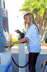 BILLIE LOURD at a Gas Station in Hollywood 04/10/2017