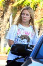 BILLIE LOURD at a Gas Station in Hollywood 04/10/2017