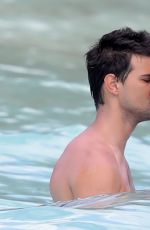 BILLIE LOURD in Bikini at a Beach in St Barts 04/06/2017