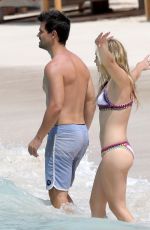 BILLIE LOURD in Bikini at a Beach in St Barts 04/06/2017