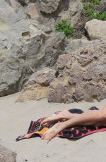 BLANCA BLANCO on the Set of a Photoshoot in Malibu 04/09/2017