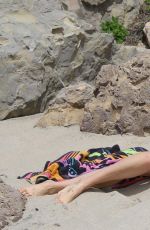 BLANCA BLANCO on the Set of a Photoshoot in Malibu 04/09/2017