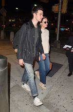 BRIE LARSON and Alex Greenwald at JFK Airport in New York 04/29/2017