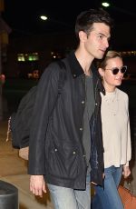 BRIE LARSON and Alex Greenwald at JFK Airport in New York 04/29/2017