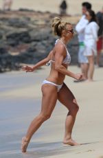 BRITNEY SPEARS in Bikini on the Beach in Hawaii 04/10/2017