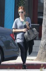 BRITTANY SNOW Leaves Pilates Class in Los Angeles 04/25/2017
